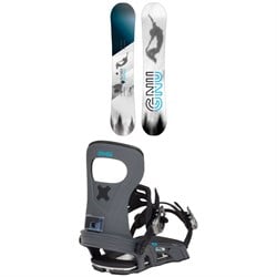 GNU GWO BTX Snowboard - Blem ​+ Bent Metal Joint LTD Snowboard Bindings