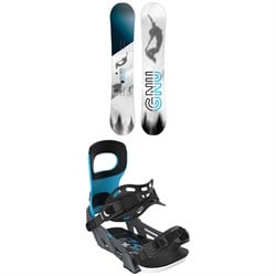 GNU GWO BTX Snowboard - Blem ​+ Bent Metal Bolt Snowboard Bindings