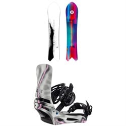 Burton Family Tree Short Stop Snowboard ​+ Cartel X Snowboard Bindings 2025