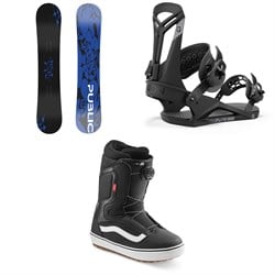 Public Snowboards General Snowboard ​+ Union Flite Pro Snowboard Bindings ​+ Vans Aura OG Snowboard Boots 2025