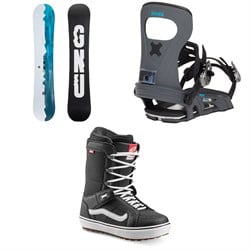 GNU GWO C3 LTD Snowboard - Blem ​+ Bent Metal Joint LTD Snowboard Bindings ​+ Vans Hi Standard OG Snowboard Boots 2025