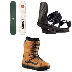 Arbor Element Decon Snowboard ​+ Spruce Snowboard Bindings ​+ Vans Hi Standard OG Snowboard Boots 2025