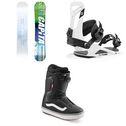 CAPiTA Pathfinder Reverse Camber Snowboard ​+ Union Flite Pro Snowboard Bindings ​+ Vans Aura OG Snowboard Boots 2025