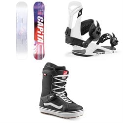 CAPiTA Pathfinder Camber Snowboard ​+ Union Flite Pro Snowboard Bindings ​+ Vans Hi Standard OG Snowboard Boots 2025