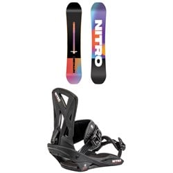 Nitro Prime Chroma Cam-Out Snowboard ​+ Staxx Snowboard Bindings 2025