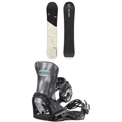 Salomon Super 8 Snowboard ​+ District Pro Team Snowboard Bindings 2025