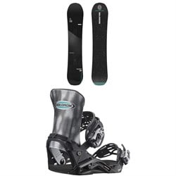 Salomon Super 8 Pro Snowboard ​+ District Pro Team Snowboard Bindings 2025