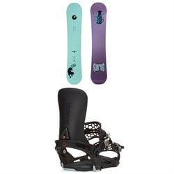 Sims Macrodose Snowboard ​+ Season Universal Snowboard Bindings