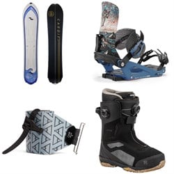 Cardiff Swell Enduro Splitboard ​+ Union Charger Pro Splitboard Bindings ​+ evo x Pomoca Pro Glide Splitboard Skins ​+ Nitro Skylab Boa Snowboard Boots 2025