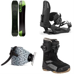 Nitro Doppleganger Splitboard  ​+ Union Charger Splitboard Bindings ​+ evo x Pomoca Pro Glide Skins ​+ Skylab Boa Snowboard Boots 2025