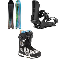 Nitro Squash Snowboard  ​+ One Snowboard Bindings ​+ Skylab Boa Snowboard Boots 2025