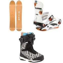 Nitro Slash Snowboard ​+ Phantom Snowboard Bindings ​+ Skylab Boa Snowboard Boots 2025