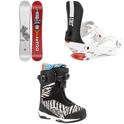 Nitro Alternator Snowboard ​+ One Snowboard Bindings ​+ Skylab Boa Snowboard Boots 2025