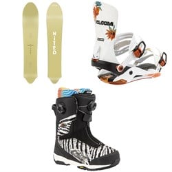 Nitro Pow Snowboard ​+ Phantom Snowboard Bindings ​+ Skylab Boa Snowboard Boots 2025