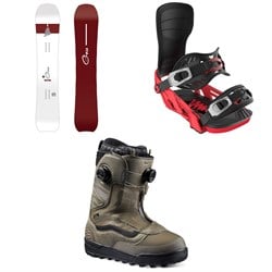 GNU Hyper C2X Snowboard ​+ Bent Metal Axtion Snowboard Bindings ​+ Vans Verse Snowboard Boots 2025