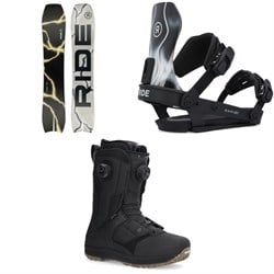 Ride MTNpig Snowboard ​+ A-10 Snowboard Bindings ​+ Insano Snowboard Boots 2025