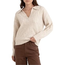 Rhythm Lexie V-Neck Collared Jumper Top - Women's