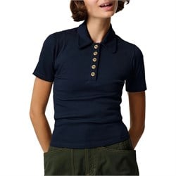 Hikerkind Ribbed Merino Polo - Women's