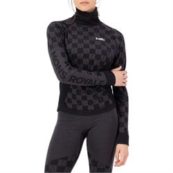 MONS ROYALE Ascender Merino Seamless Mock Neck Long Sleeve Top - Women's