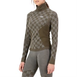 MONS ROYALE Ascender Merino Seamless Mock Neck Long Sleeve Top - Women's