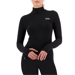 MONS ROYALE Cascade Merino Base Layer Mock Neck Long Sleeve Top - Women's