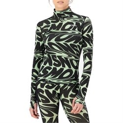 MONS ROYALE Cascade Merino Base Layer Mock Neck Long Sleeve Top - Women's