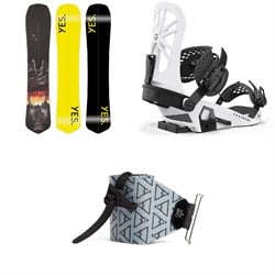 Yes. Optisplitstic Splitboard ​+ Union Explorer Splitboard Bindings  ​+ evo x Pomoca Pro Glide Splitboard Skins