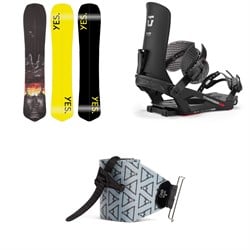 Yes. Optisplitstic Splitboard ​+ Union Charger Pro Splitboard Bindings ​+ evo x Pomoca Pro Glide Splitboard Skins