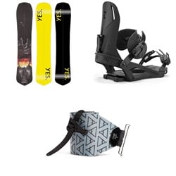 Yes. Optisplitstic Splitboard ​+ Union Charger Splitboard Bindings ​+ evo x Pomoca Pro Glide Splitboard Skins