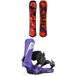 Yes. Optimistic Snowboard ​+ Union Atlas Snowboard Bindings
