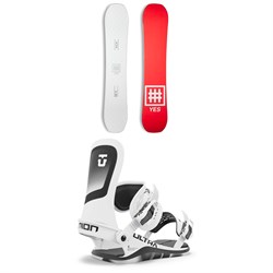Yes. Halldor XTRM Snowboard ​+ Union Ultra Snowboard Bindings 2025