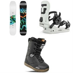 Yes. All-Out Snowboard ​+ Union Strata Snowboard Bindings ​+ thirtytwo Lashed x Volcom Snowboard Boots 2025