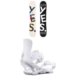 Yes. Basic Snowboard 2023 ​+ Vetta Snowboard Bindings - Women's