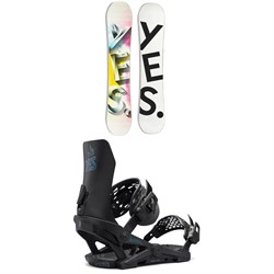 Yes. Basic Snowboard 2024 ​+ Rebel Snowboard Bindings - Women's
