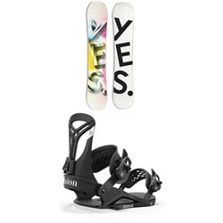 Yes. Basic Snowboard 2024 ​+ Union Rosa Snowboard Bindings - Women's