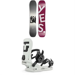 Bataleon Whatever Snowboard + Chaos Heelwrap Snowboard Bindings 2025