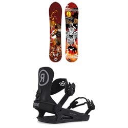 Yes. Firstpow Snowboard 2024 ​+ Ride K-1 Snowboard Bindings - Kids'