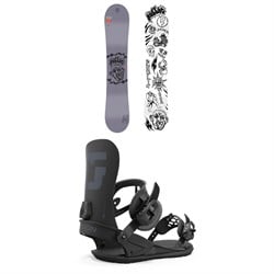 Public Snowboards Disorder Snowboard - Blem ​+ Union Strata Snowboard Bindings 2025