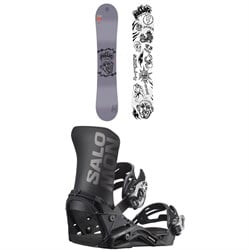 Public Snowboards Disorder Snowboard - Blem ​+ Salomon District Snowboard Bindings 2025