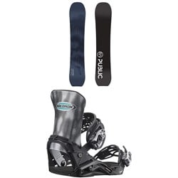 Public Snowboards Research Snowboard - Blem ​+ Salomon District Pro Team Snowboard Bindings 2025