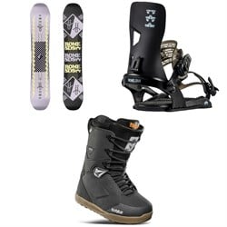 Rome Artifact Snowboard ​+ Crux Snowboard Bindings ​+ thirtytwo Lashed x Volcom Snowboard Boots