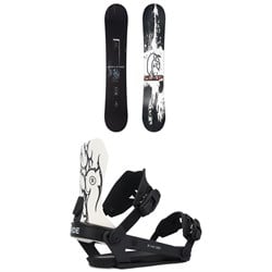 Sims Bowl Squad Pro Snowboard ​+ Ride A-8 Snowboard Bindings 2025