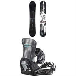 Sims Bowl Squad Pro Snowboard ​+ Salomon District Pro Team Snowboard Bindings 2025