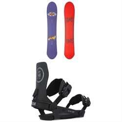 Sims Nub Snowboard ​+ Ride A-6 Snowboard Bindings 2025