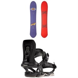Sims Nub Snowboard 2025 ​+ Bataleon Chaos Asymwrap Snowboard Bindings