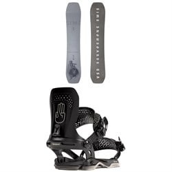 Sims Undertaker Snowboard ​+ Bataleon Chaos Asymwrap Snowboard Bindings