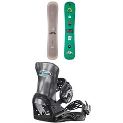 Sims Mystery Lunch Snowboard ​+ Salomon District Pro Team Snowboard Bindings 2025