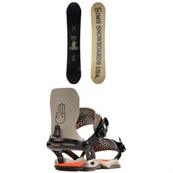 Sims Joker Snowboard ​+ Bataleon Chaos Asymwrap Snowboard Bindings