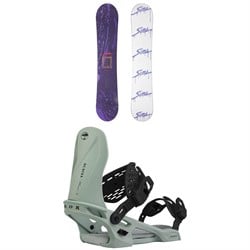 Sims Fluid Snowboard ​+ Arbor Acacia Snowboard Bindings - Women's 2025