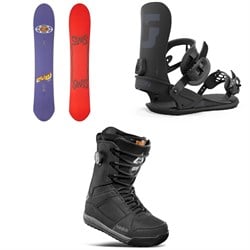 Sims Nub Snowboard ​+ Union Strata Snowboard Bindings ​+ thirtytwo Diesel Hybrid Snowboard Boots 2025